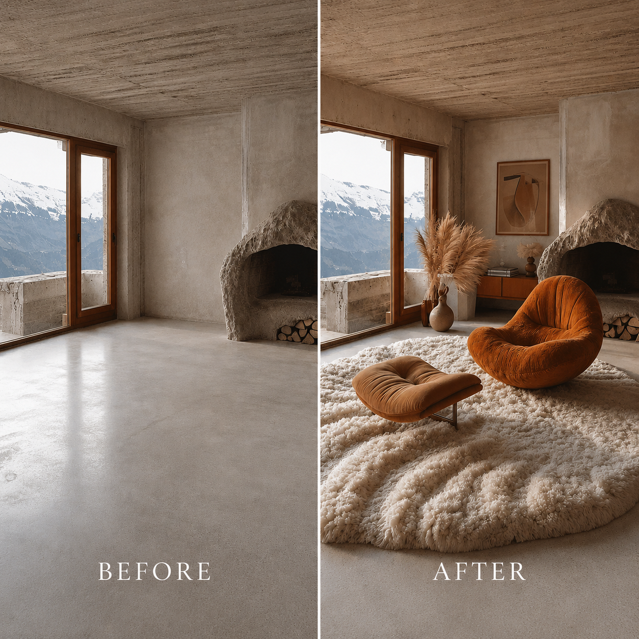Wabi Sabi Room Presentation