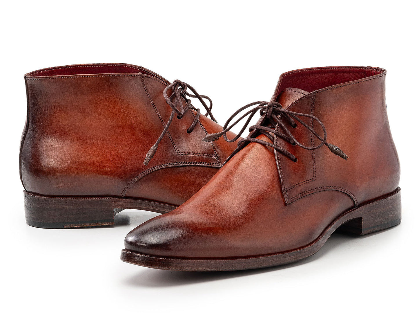 Paul Parkman Chukka Boots Camel & Brown (ID#CK53BRW)
