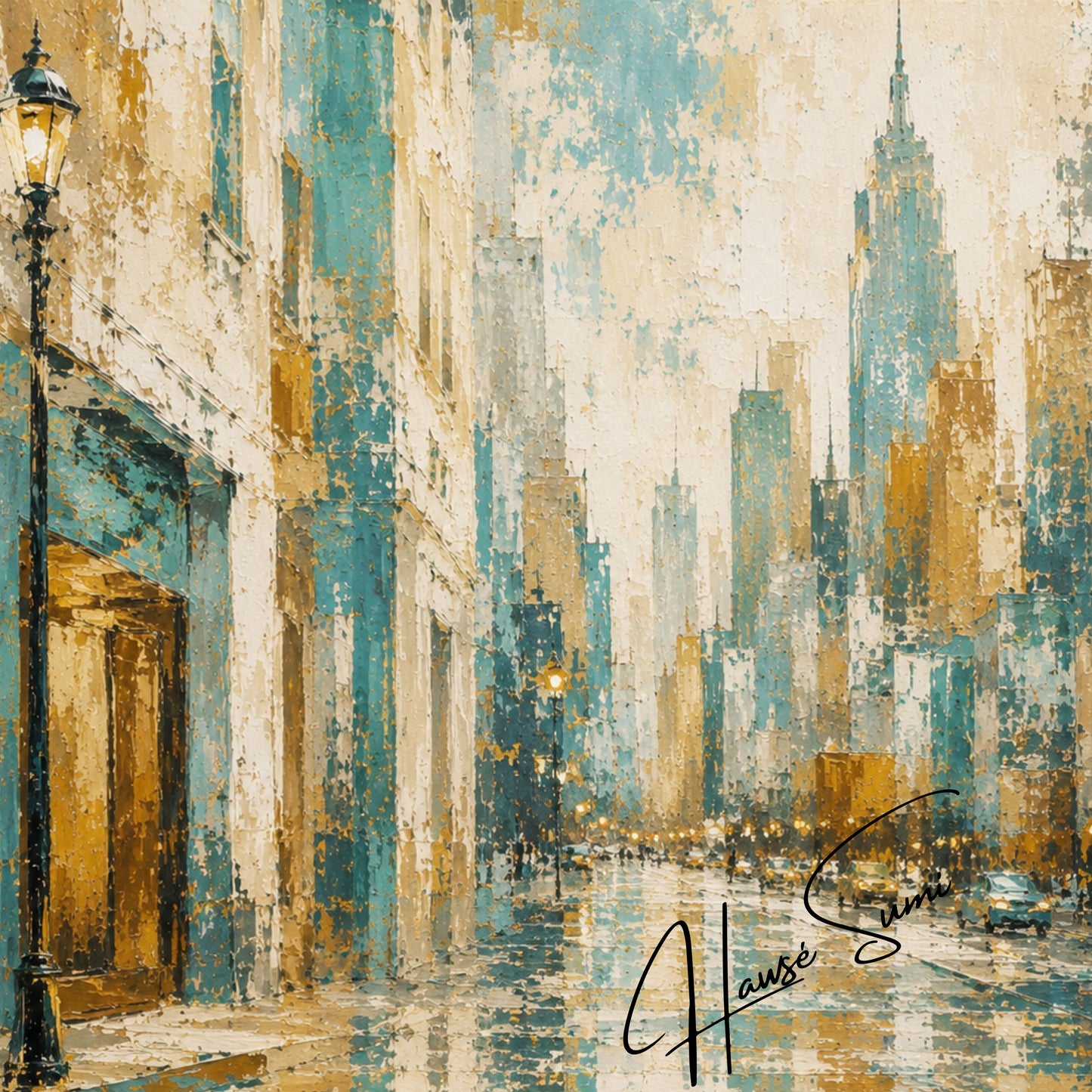 Aqua City After Rain